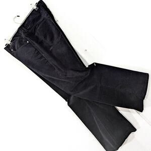 TALBOTS PETITES! RICH SATURATED BLACK VELVETEEN JEANS STYLE PANTS SLACKS! SZ 16P